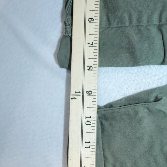 Lee Riders Green Women Pants Midrise Capri Skimmer Casual Size 8M - Picture 7 of 11